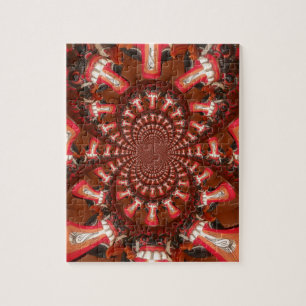 Puzzle Impression d'art de langue kaléidoscope/Graphique