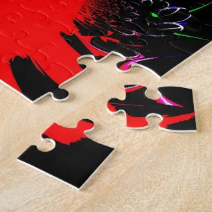 Puzzle Impression d'art fluide en kaléidoscope