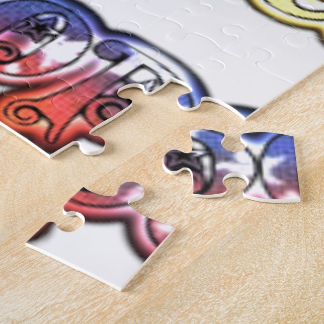Puzzle Impression d'art Hakuna Matata Europe (Côté)