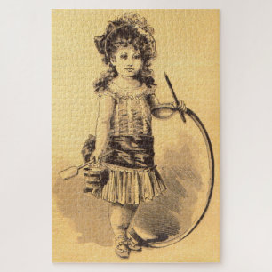 Puzzle Impression de petite fille victorienne