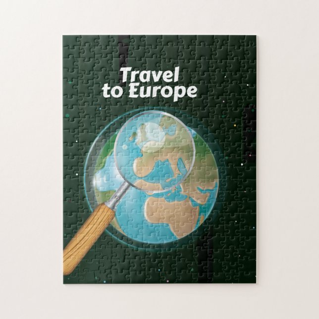 Puzzle Impression de vacances Travel To Europe (Vertical)