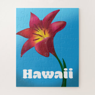 Puzzle Impression de voyage de fleur d'Hawaii