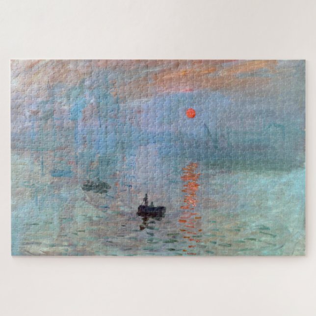 Puzzle Impression, lever de soleil, Claude Monet (Horizontal)