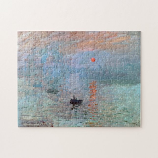 Puzzle Impression, lever de soleil, Claude Monet, 1872 (Horizontal)