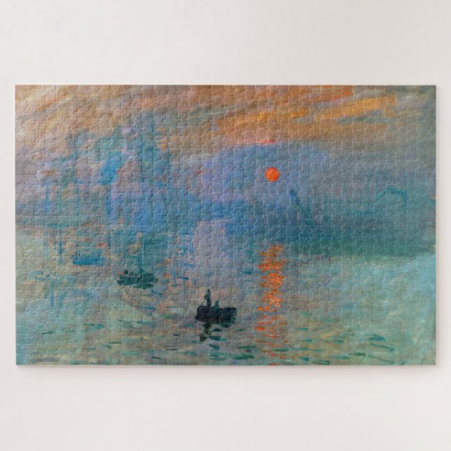 Puzzle Impression Sunrise by Claude Monet (Horizontal)