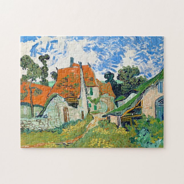 Puzzle Impressionnisme rue Vincent Van Gogh à Auvers (Horizontal)