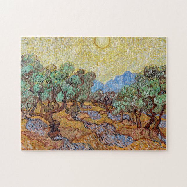 Puzzle Impressionnisme Vincent Van Gogh Complexe d'olivie (Horizontal)