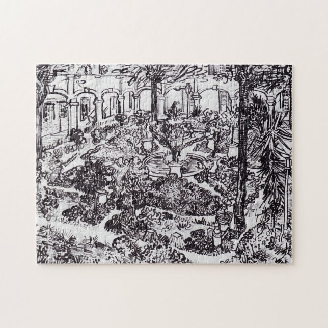 Puzzle Impressionnisme Vincent Van Gogh Garten des Hospit (Horizontal)