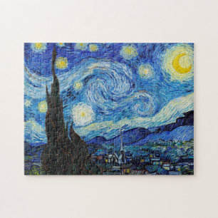 Puzzle Impressionnisme Vincent Van Gogh Starry Starry Nui
