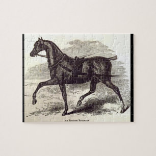 Puzzle Imprimé au 19e siècle Un cheval anglais Roadster