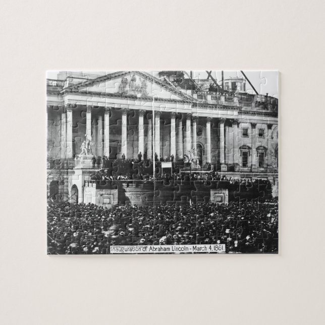 Puzzle Inauguration d'Abraham Lincoln Le 4 mars 1861 (Horizontal)
