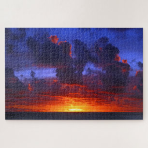 Puzzle INCENDIE DE SOLEIL PACIFIQUE 20x30 POUCE