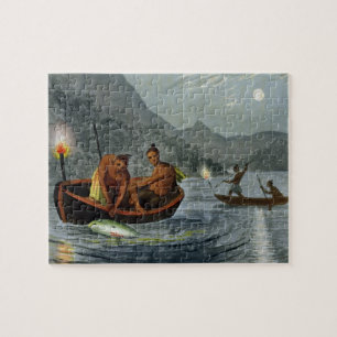 Puzzle Incendiez la pêche légère en Amérique du Nord,