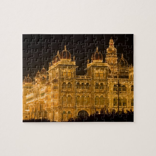 Puzzle INDE, Karnataka, Mysore : Palais du Majaraja (b. (Horizontal)