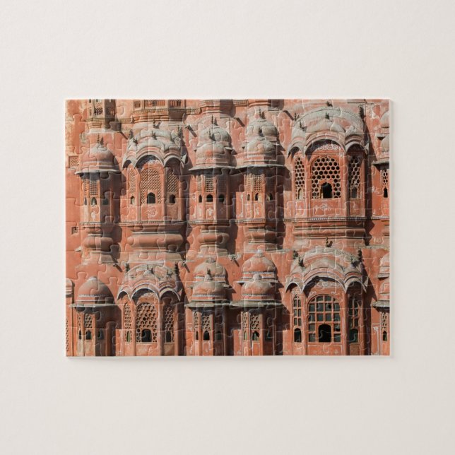 Puzzle INDE, Rajasthan, Jaipur : Hawa Mahal (Palais de (Horizontal)