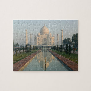 Puzzle INDE, Uttar Pradesh, Agra : Taj Mahal, matin