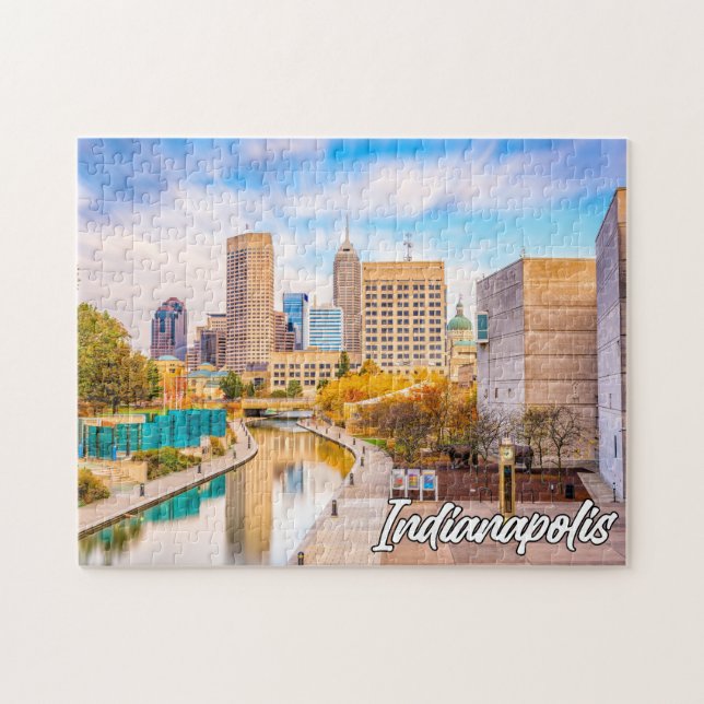 Puzzle Indianapolis, Indiana, États-Unis (Horizontal)