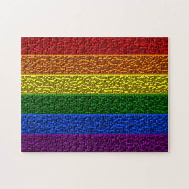 Puzzle Indicateur Chrome Gay pride (Horizontal)