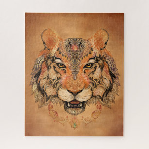Puzzle indien Tiger Tattoo 500+