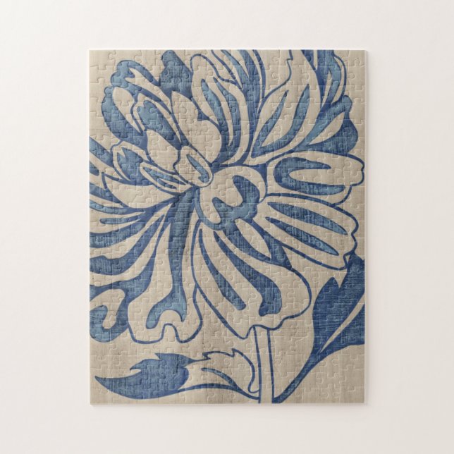 Puzzle Indigo Mum (Vertical)