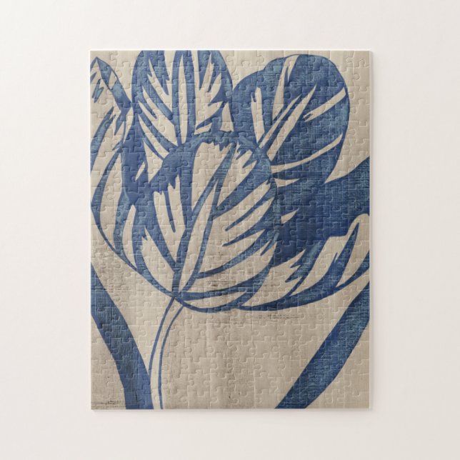 Puzzle Indigo Tulip (Vertical)