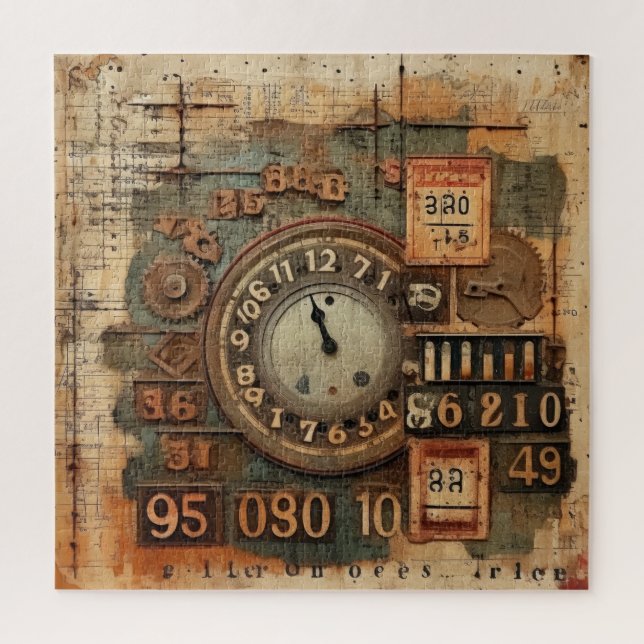 Puzzle industriel vintage (Vertical)