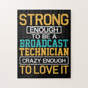 Puzzle Ingénieur Assez Fou Pour Être Technicien En Diffus