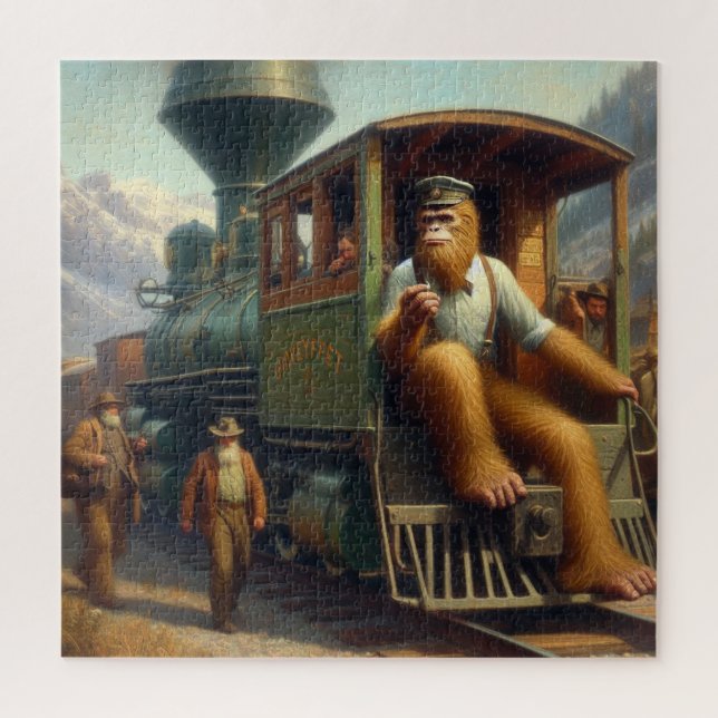 Puzzle Ingénieur de train Bigfoot (Vertical)