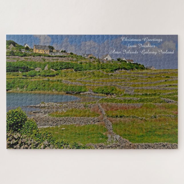 Puzzle Inisheer Îles d'Aran Galway Irlande.  (Horizontal)