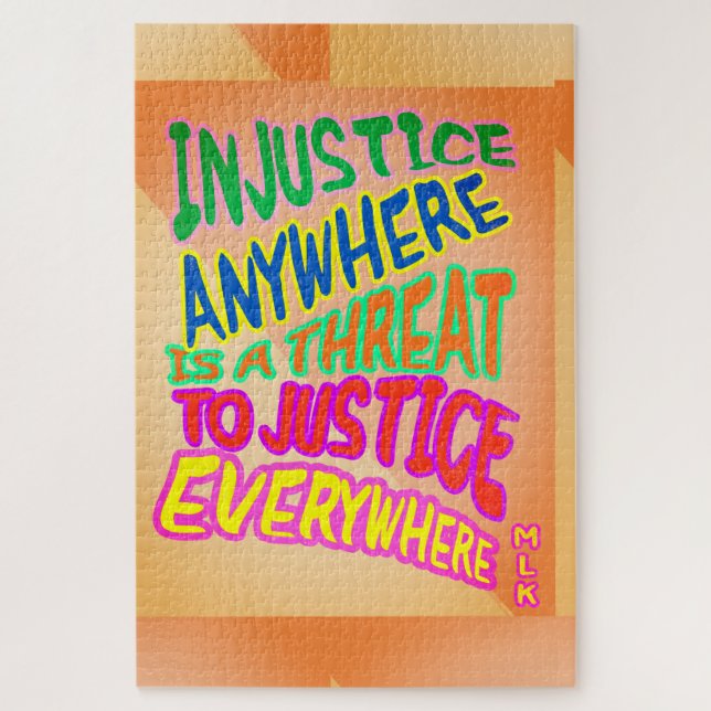 Puzzle Injustice Partout...Menace Pour La Justice Partout (Vertical)