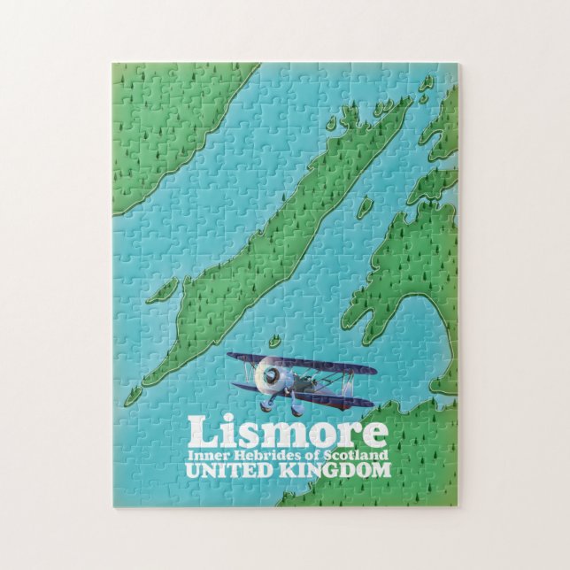 Puzzle Inner Hebrides of Scotland, Lismore. (Vertical)