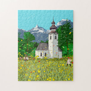 Puzzle Innsbruck Autriche Paysage Art Whimsical