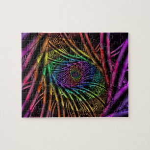 Puzzle Inside   Rainbow Fractal Art