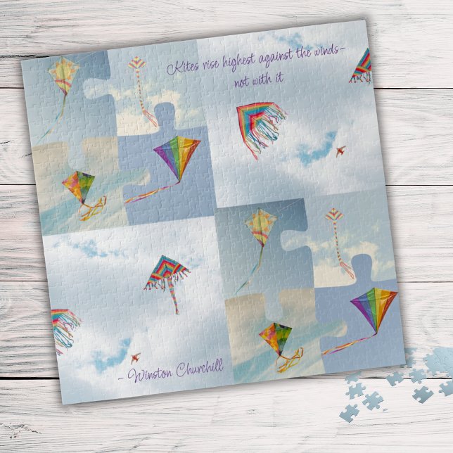 Puzzle Inspirant Cerfs-Volants du Delaware  (Put this Delaware Kite Flying puzzle together for perfect family fun time! Especially on vacation!)