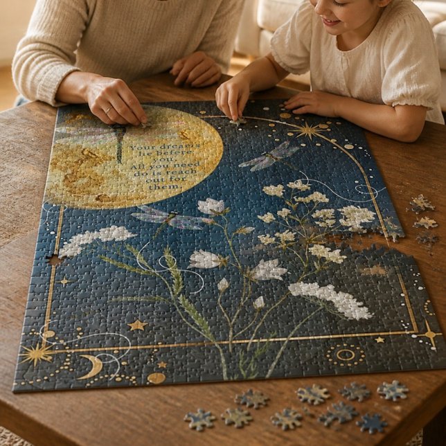 Puzzle inspirant de libellule de rêve (Créateur téléchargé)