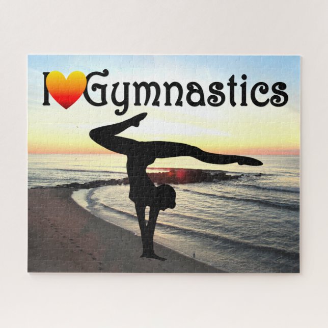 PUZZLE INSPIRANT J'ADORE LE POUZZLE GYMNASTIQUE (Horizontal)
