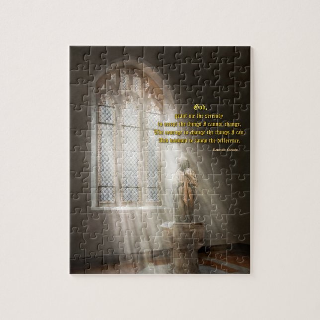Puzzle Inspirant - Père Céleste - Prière de Sérénité (Vertical)
