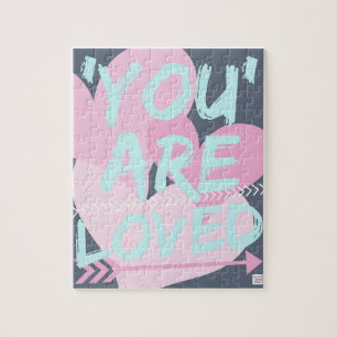 Puzzle inspiré de message. Cadeau mignon. Aimé