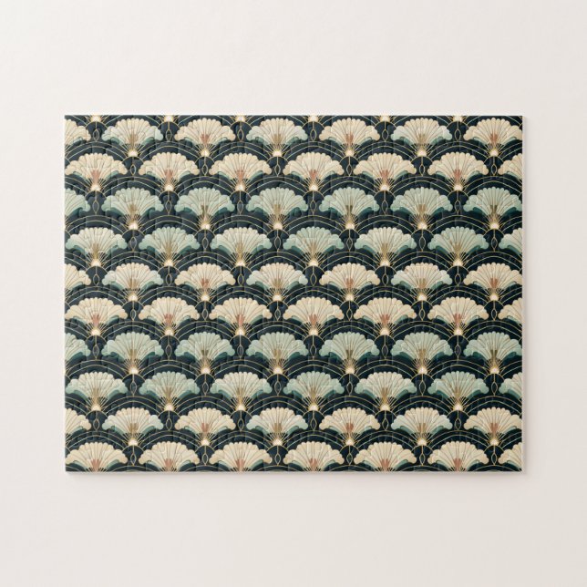 Puzzle Inspiré par le Japon à motif or (Horizontal)