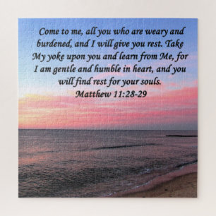 PUZZLE INSPIRING MATTHEW 28 OCEAN PHOTO DESIGN