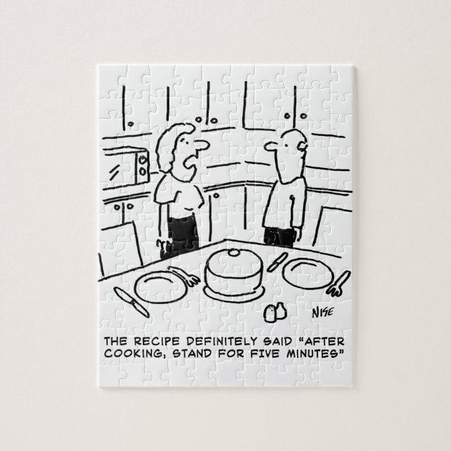 Puzzle Instructions de recette suivies de la cuisine dans (Vertical)