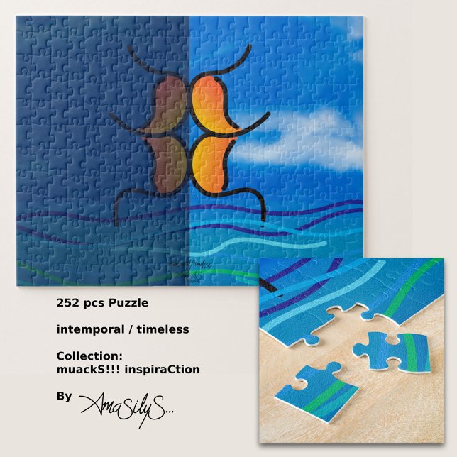 Puzzle intemporel / intemporel muackS-AmaSilyS-252 pcs Ar (Enjoy your free time and stimulate your mind by putting together this beautiful art puzzle!)