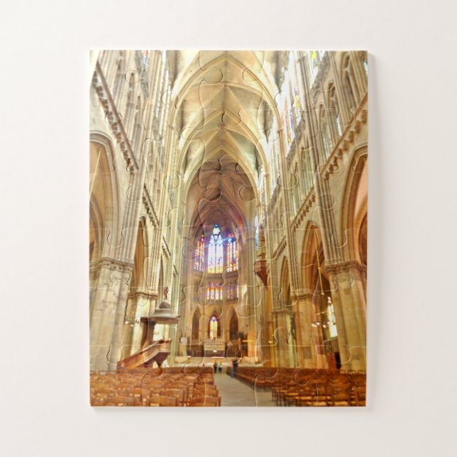Puzzle Intérieur de cathédrale de Metz, France (Vertical)