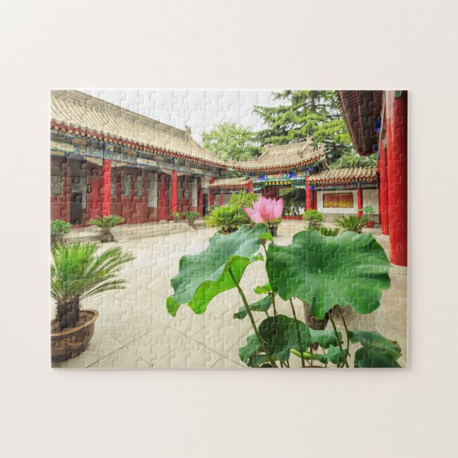 Puzzle Intérieur de la pagode de Chine (Horizontal)