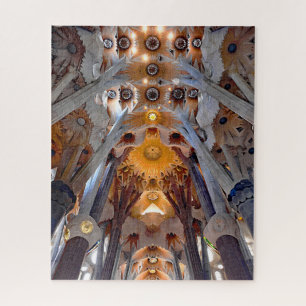 Puzzle Intérieur de Sagrada Família. Vue du toit