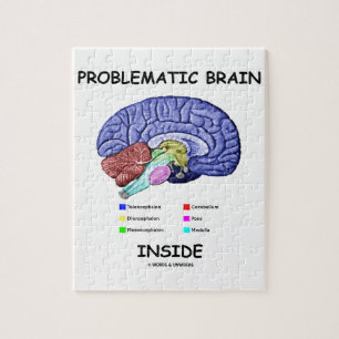Puzzle Intérieur problématique de cerveau (anatomie de