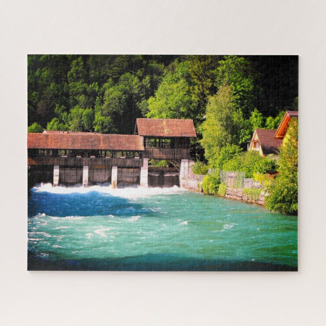 Puzzle Interlaken en Suisse (Horizontal)