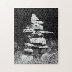 Puzzle Inukshuk - chiffre en pierre d'homme