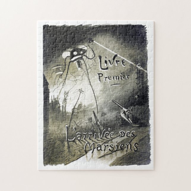 Puzzle Invasion alien vintage guerre mondiale uffilm (Vertical)