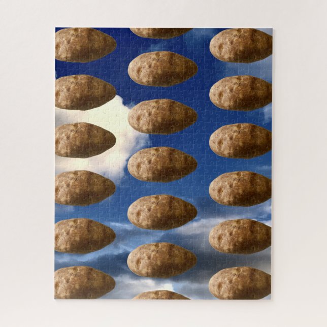 Puzzle Invasion de pommes de terre spatiales de Flying Po (Vertical)